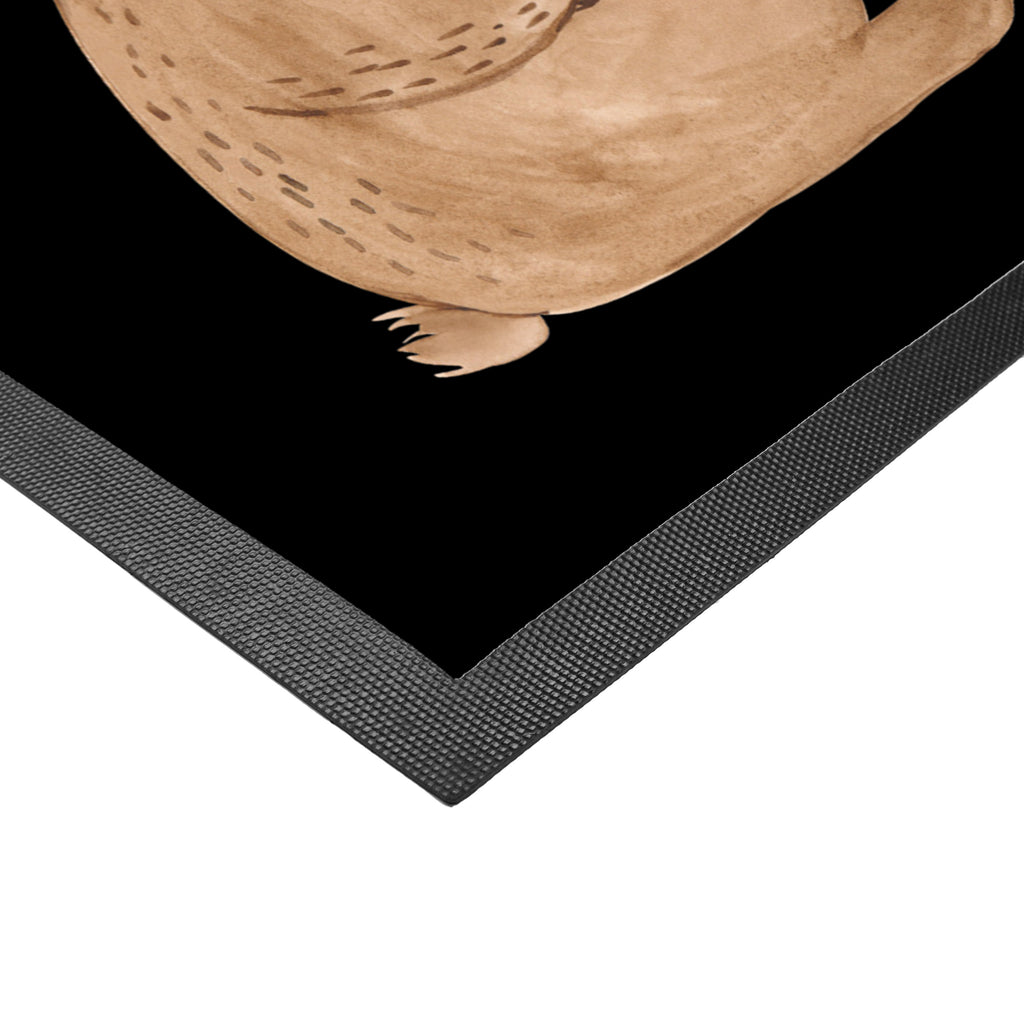 Fußmatte Bär Kaffee Kaffee, Coffee, Bär, Bären, guten Morgen, Morgenroutine, Welt erobern, Welt retten, Motivation	 Türvorleger, Schmutzmatte, Fußabtreter, Matte, Schmutzfänger, Fußabstreifer, Schmutzfangmatte, Türmatte, Motivfußmatte,  Haustürmatte, Vorleger  Bär, Teddy, Teddybär