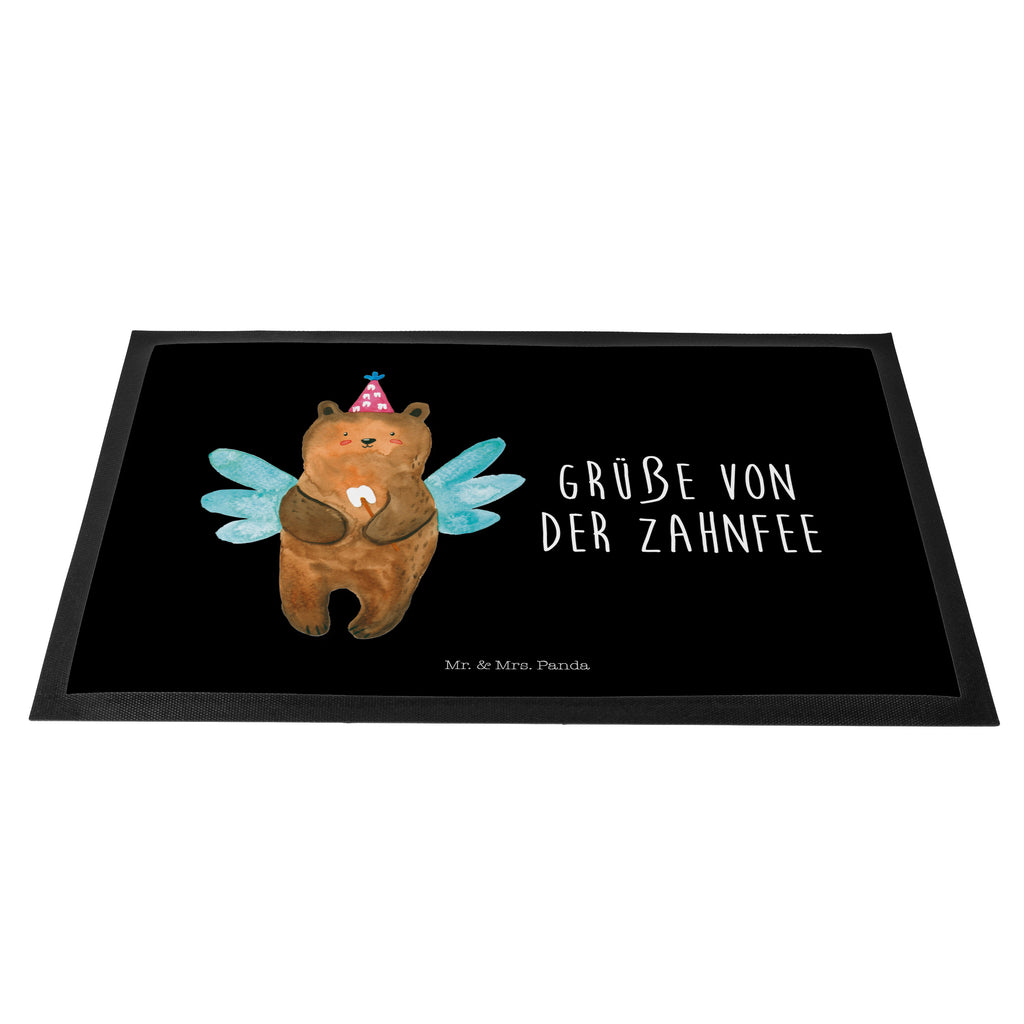 Fußmatte Zahnfee Bär Türvorleger, Schmutzmatte, Fußabtreter, Matte, Schmutzfänger, Fußabstreifer, Schmutzfangmatte, Türmatte, Motivfußmatte, Haustürmatte, Vorleger, Bär, Teddy, Teddybär, Zahnfee, Fee, Milchzahn, Erster Zahn