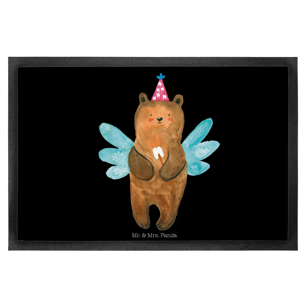 Fußmatte Zahnfee Bär Türvorleger, Schmutzmatte, Fußabtreter, Matte, Schmutzfänger, Fußabstreifer, Schmutzfangmatte, Türmatte, Motivfußmatte, Haustürmatte, Vorleger, Bär, Teddy, Teddybär, Zahnfee, Fee, Milchzahn, Erster Zahn