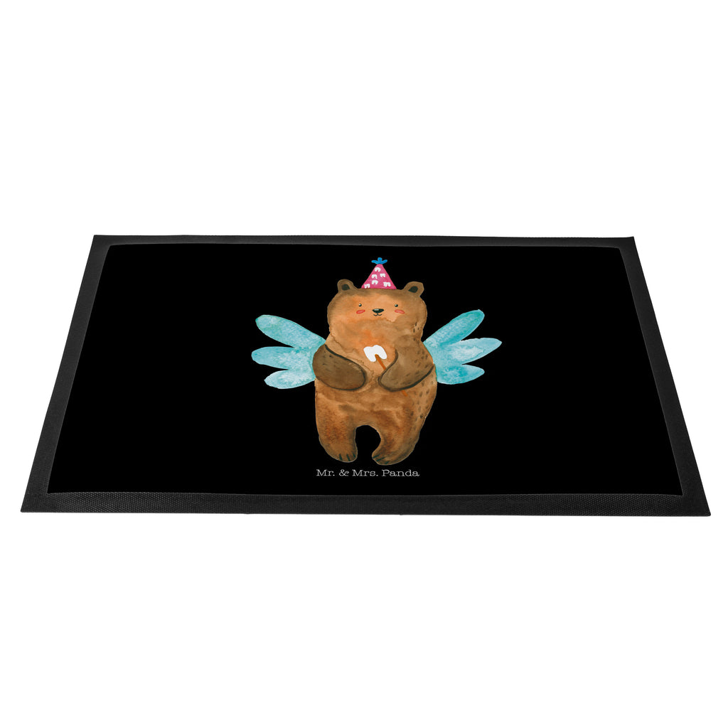 Fußmatte Zahnfee Bär Türvorleger, Schmutzmatte, Fußabtreter, Matte, Schmutzfänger, Fußabstreifer, Schmutzfangmatte, Türmatte, Motivfußmatte, Haustürmatte, Vorleger, Bär, Teddy, Teddybär, Zahnfee, Fee, Milchzahn, Erster Zahn