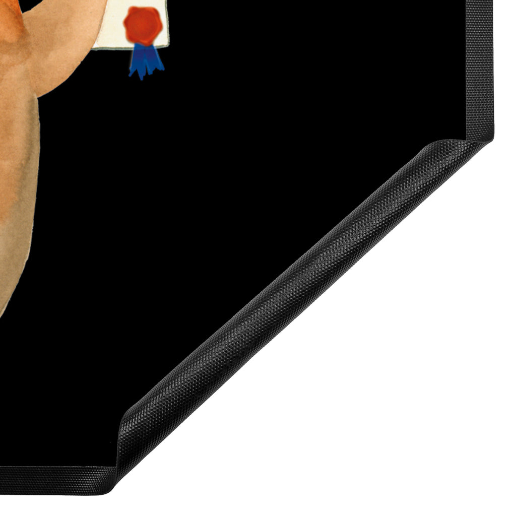 Fußmatte Prüfungsbär Abitur, Prüfungen, Prüfung bestanden, Abschluss, Zeugnis, Abschlusszeugnis Türvorleger, Schmutzmatte, Fußabtreter, Matte, Schmutzfänger, Fußabstreifer, Schmutzfangmatte, Türmatte, Motivfußmatte,  Haustürmatte, Vorleger  Bär, Teddy, Teddybär