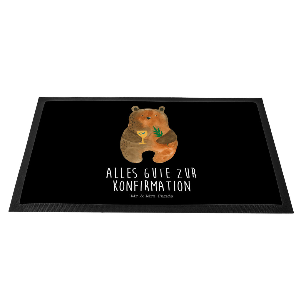 Fußmatte Konfirmation-Bär Konfirmation, Kirche, evangelisch, Gottesdienst Türvorleger, Schmutzmatte, Fußabtreter, Matte, Schmutzfänger, Fußabstreifer, Schmutzfangmatte, Türmatte, Motivfußmatte,  Haustürmatte, Vorleger  Bär, Teddy, Teddybär