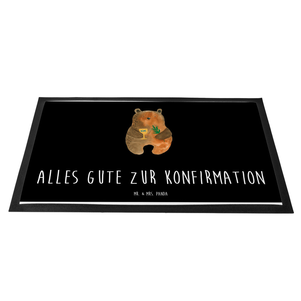 Fußmatte Konfirmation-Bär Konfirmation, Kirche, evangelisch, Gottesdienst Türvorleger, Schmutzmatte, Fußabtreter, Matte, Schmutzfänger, Fußabstreifer, Schmutzfangmatte, Türmatte, Motivfußmatte,  Haustürmatte, Vorleger  Bär, Teddy, Teddybär