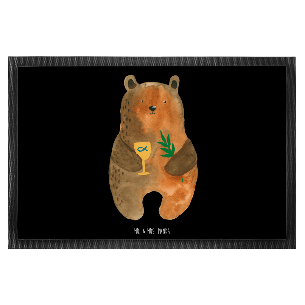 Fußmatte Konfirmation-Bär Konfirmation, Kirche, evangelisch, Gottesdienst Türvorleger, Schmutzmatte, Fußabtreter, Matte, Schmutzfänger, Fußabstreifer, Schmutzfangmatte, Türmatte, Motivfußmatte,  Haustürmatte, Vorleger  Bär, Teddy, Teddybär