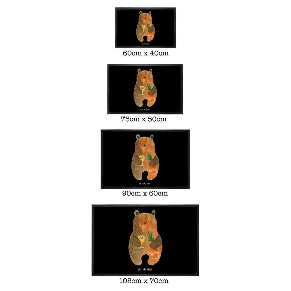 Fußmatte Konfirmation-Bär Konfirmation, Kirche, evangelisch, Gottesdienst Türvorleger, Schmutzmatte, Fußabtreter, Matte, Schmutzfänger, Fußabstreifer, Schmutzfangmatte, Türmatte, Motivfußmatte,  Haustürmatte, Vorleger  Bär, Teddy, Teddybär
