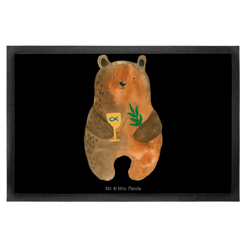 Fußmatte Konfirmation-Bär Konfirmation, Kirche, evangelisch, Gottesdienst Türvorleger, Schmutzmatte, Fußabtreter, Matte, Schmutzfänger, Fußabstreifer, Schmutzfangmatte, Türmatte, Motivfußmatte,  Haustürmatte, Vorleger  Bär, Teddy, Teddybär