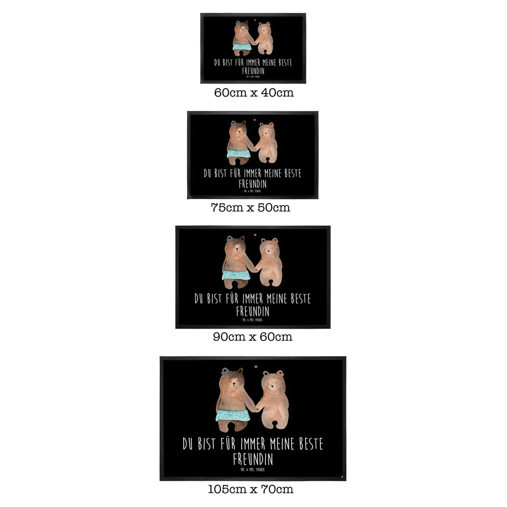 Fußmatte Bär Freundin Bär Freundin Beste Freund Liebe Liebesbeweis Verliebt Kumpel Kumpeliene Türvorleger, Schmutzmatte, Fußabtreter, Matte, Schmutzfänger, Fußabstreifer, Schmutzfangmatte, Türmatte, Motivfußmatte,  Haustürmatte, Vorleger  Bär, Teddy, Teddybär