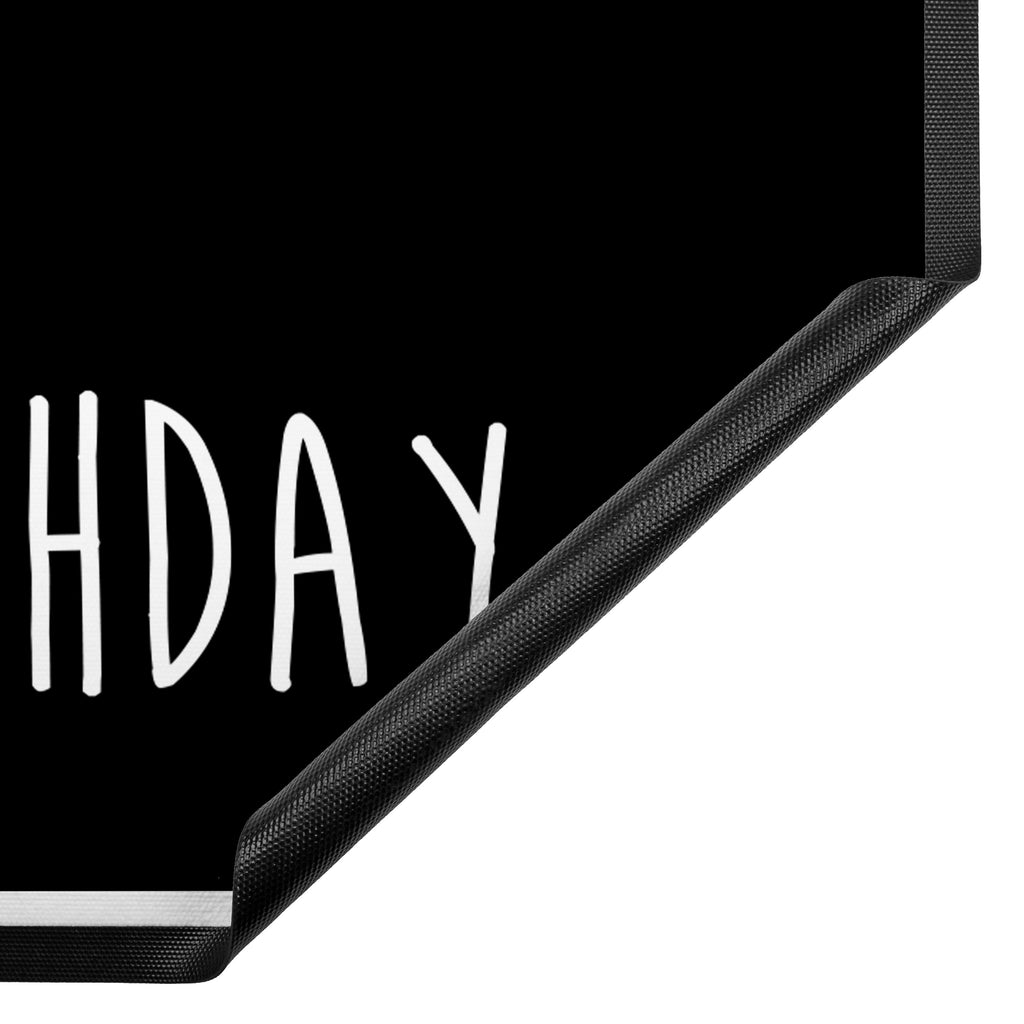 Fußmatte Birthday Bär Happy Birthday, Alles Gute, Glückwunsch, Geburtstag,  Türvorleger, Schmutzmatte, Fußabtreter, Matte, Schmutzfänger, Fußabstreifer, Schmutzfangmatte, Türmatte, Motivfußmatte,  Haustürmatte, Vorleger  Bär, Teddy, Teddybär