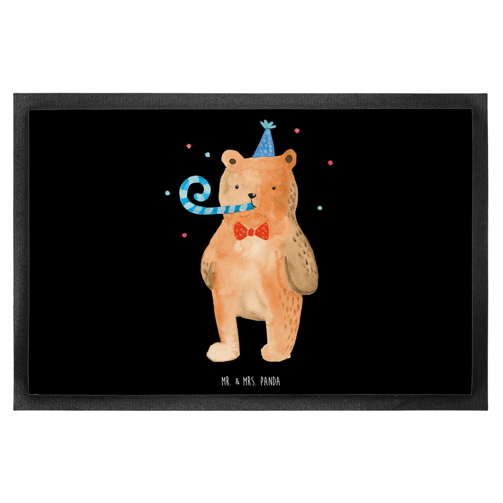 Fußmatte Birthday Bär Happy Birthday, Alles Gute, Glückwunsch, Geburtstag,  Türvorleger, Schmutzmatte, Fußabtreter, Matte, Schmutzfänger, Fußabstreifer, Schmutzfangmatte, Türmatte, Motivfußmatte,  Haustürmatte, Vorleger  Bär, Teddy, Teddybär