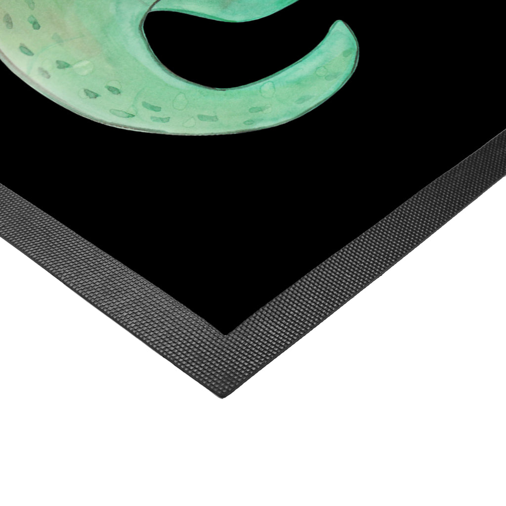 Fußmatte Krokodil Krokodil, Krokodile, verrückt sein, spontan sein, Abenteuerlust, Reiselust, Freundin, beste Freundin, Lieblingsmensch Türvorleger, Schmutzmatte, Fußabtreter, Matte, Schmutzfänger, Fußabstreifer, Schmutzfangmatte, Türmatte, Motivfußmatte,  Haustürmatte, Vorleger  Meerestiere, Meer, Urlaub