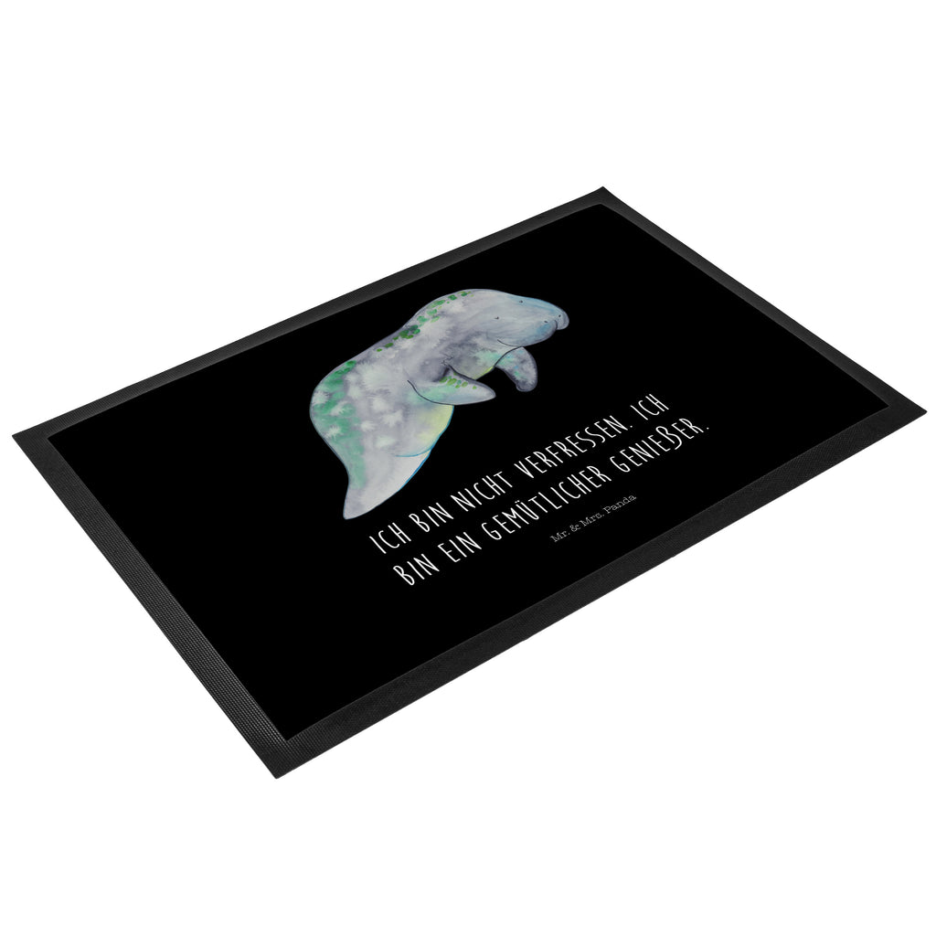 Fußmatte Seekuh chillt Seekuh, Seekühe, Diät, Abnehmen, Zucker, Diätwahn, Essen, Süßigkeiten Türvorleger, Schmutzmatte, Fußabtreter, Matte, Schmutzfänger, Fußabstreifer, Schmutzfangmatte, Türmatte, Motivfußmatte,  Haustürmatte, Vorleger  Meerestiere, Meer, Urlaub