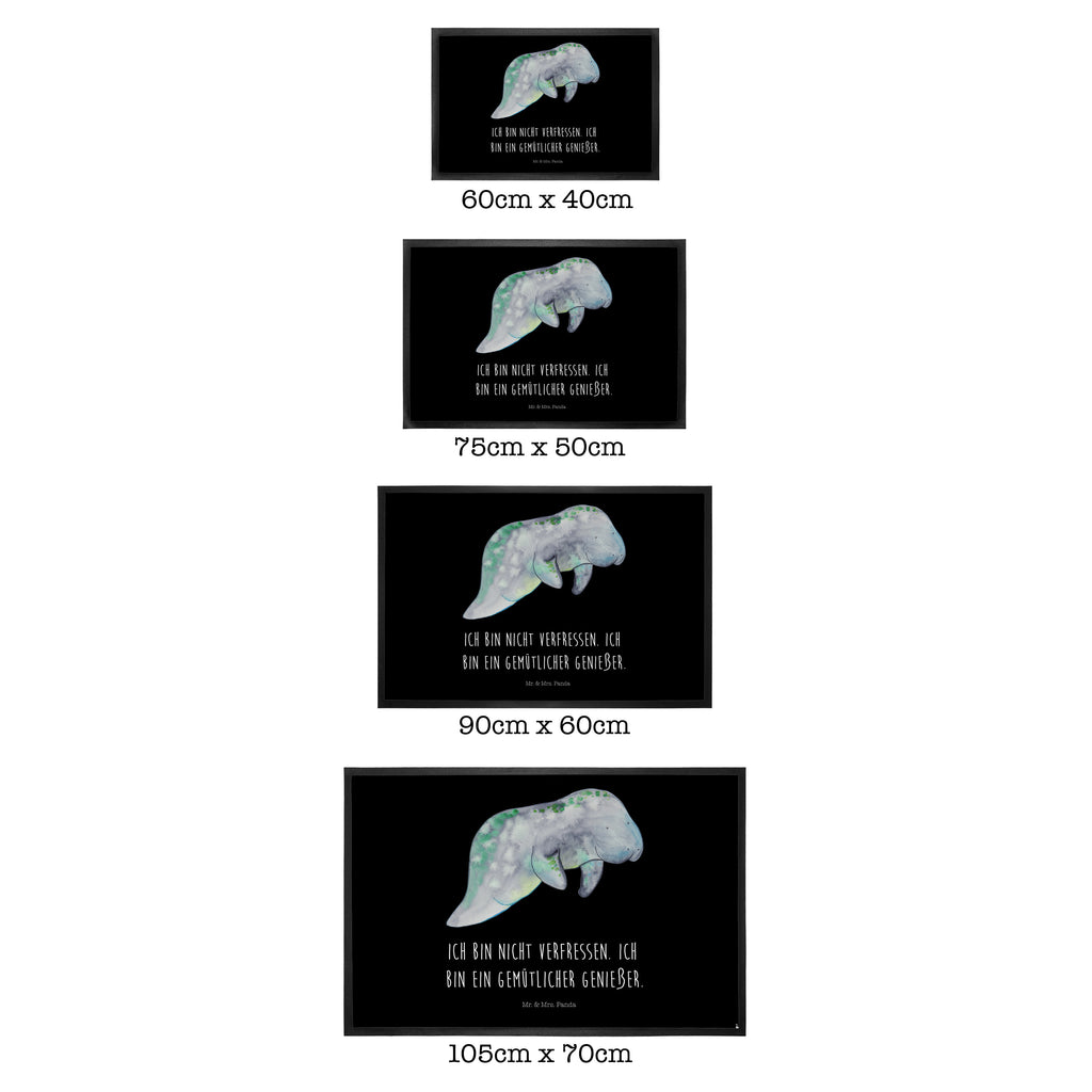 Fußmatte Seekuh chillt Seekuh, Seekühe, Diät, Abnehmen, Zucker, Diätwahn, Essen, Süßigkeiten Türvorleger, Schmutzmatte, Fußabtreter, Matte, Schmutzfänger, Fußabstreifer, Schmutzfangmatte, Türmatte, Motivfußmatte,  Haustürmatte, Vorleger  Meerestiere, Meer, Urlaub