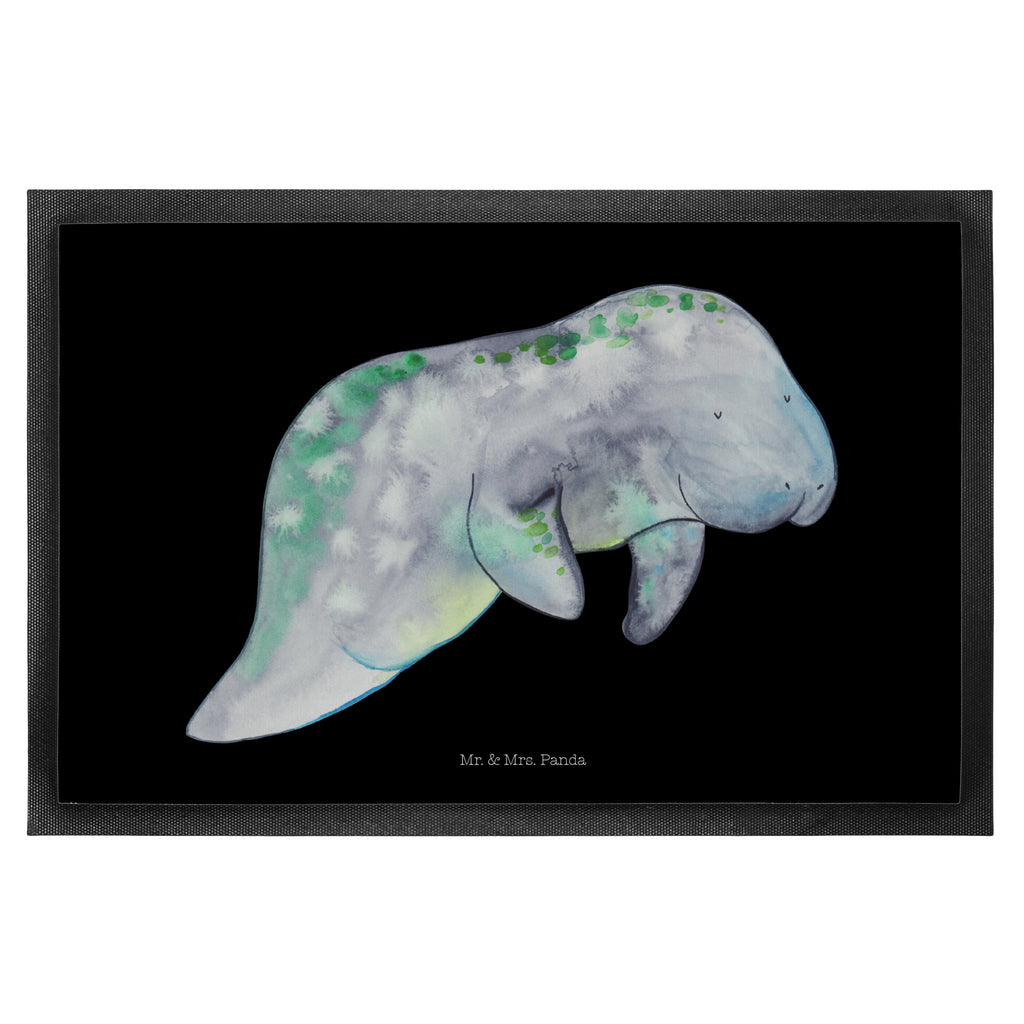 Fußmatte Seekuh chillt Seekuh, Seekühe, Diät, Abnehmen, Zucker, Diätwahn, Essen, Süßigkeiten Türvorleger, Schmutzmatte, Fußabtreter, Matte, Schmutzfänger, Fußabstreifer, Schmutzfangmatte, Türmatte, Motivfußmatte,  Haustürmatte, Vorleger  Meerestiere, Meer, Urlaub