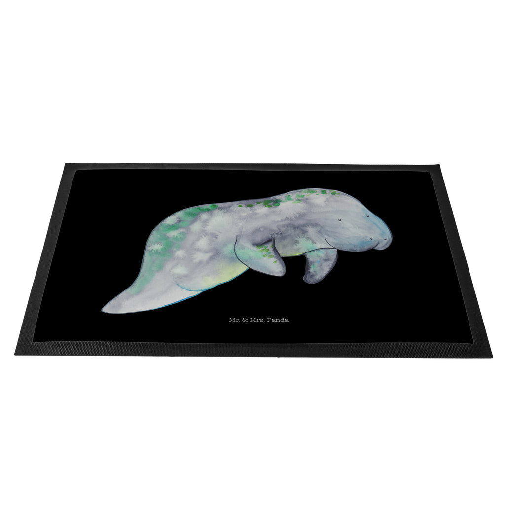 Fußmatte Seekuh chillt Seekuh, Seekühe, Diät, Abnehmen, Zucker, Diätwahn, Essen, Süßigkeiten Türvorleger, Schmutzmatte, Fußabtreter, Matte, Schmutzfänger, Fußabstreifer, Schmutzfangmatte, Türmatte, Motivfußmatte,  Haustürmatte, Vorleger  Meerestiere, Meer, Urlaub