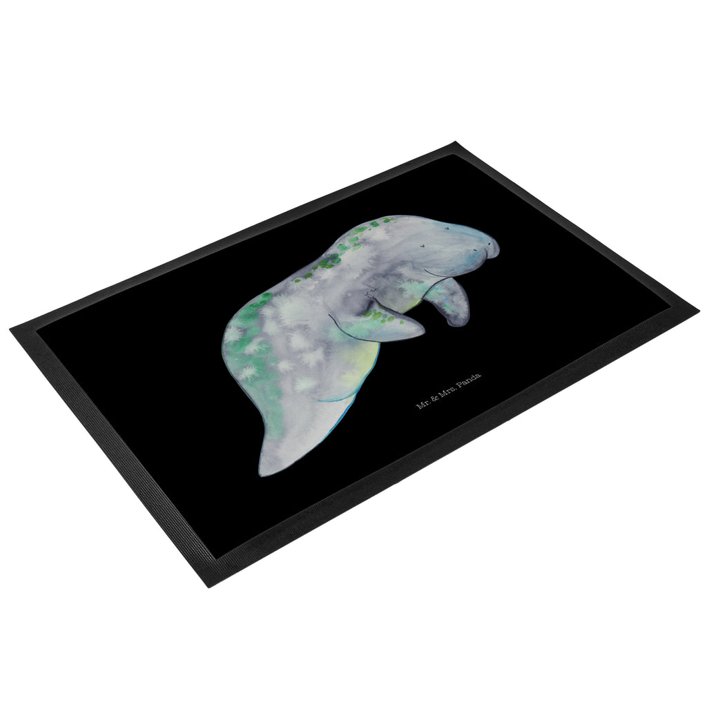 Fußmatte Seekuh chillt Seekuh, Seekühe, Diät, Abnehmen, Zucker, Diätwahn, Essen, Süßigkeiten Türvorleger, Schmutzmatte, Fußabtreter, Matte, Schmutzfänger, Fußabstreifer, Schmutzfangmatte, Türmatte, Motivfußmatte,  Haustürmatte, Vorleger  Meerestiere, Meer, Urlaub