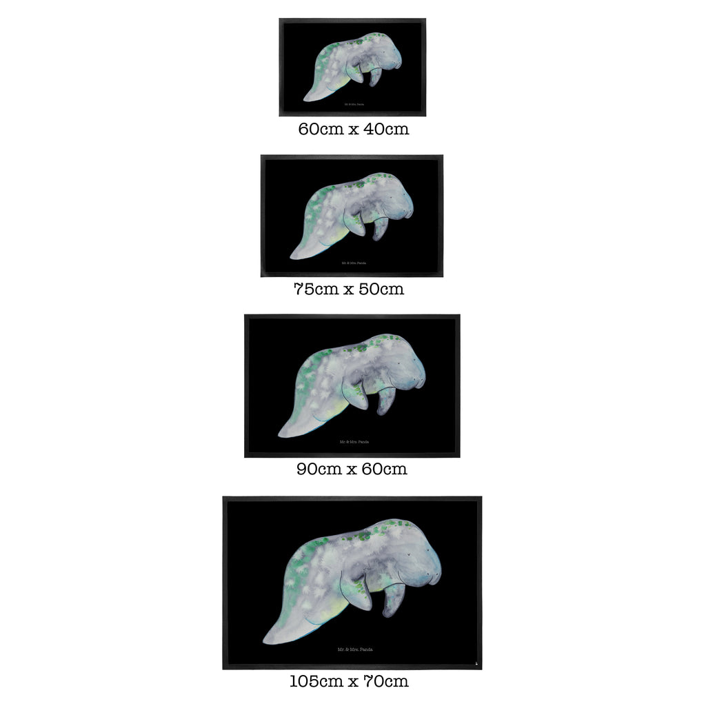 Fußmatte Seekuh chillt Seekuh, Seekühe, Diät, Abnehmen, Zucker, Diätwahn, Essen, Süßigkeiten Türvorleger, Schmutzmatte, Fußabtreter, Matte, Schmutzfänger, Fußabstreifer, Schmutzfangmatte, Türmatte, Motivfußmatte,  Haustürmatte, Vorleger  Meerestiere, Meer, Urlaub