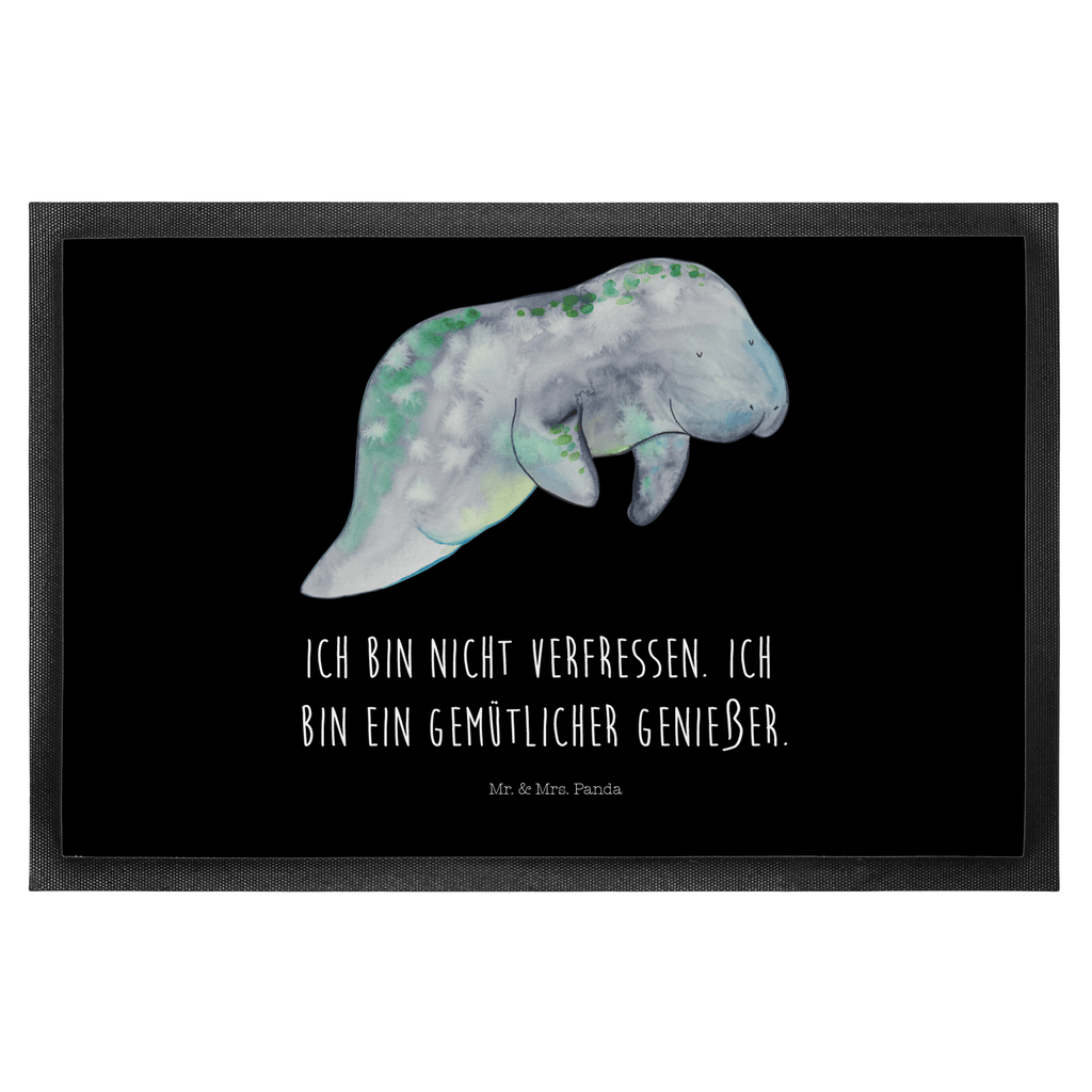 Fußmatte Seekuh chillt Seekuh, Seekühe, Diät, Abnehmen, Zucker, Diätwahn, Essen, Süßigkeiten Türvorleger, Schmutzmatte, Fußabtreter, Matte, Schmutzfänger, Fußabstreifer, Schmutzfangmatte, Türmatte, Motivfußmatte,  Haustürmatte, Vorleger  Meerestiere, Meer, Urlaub