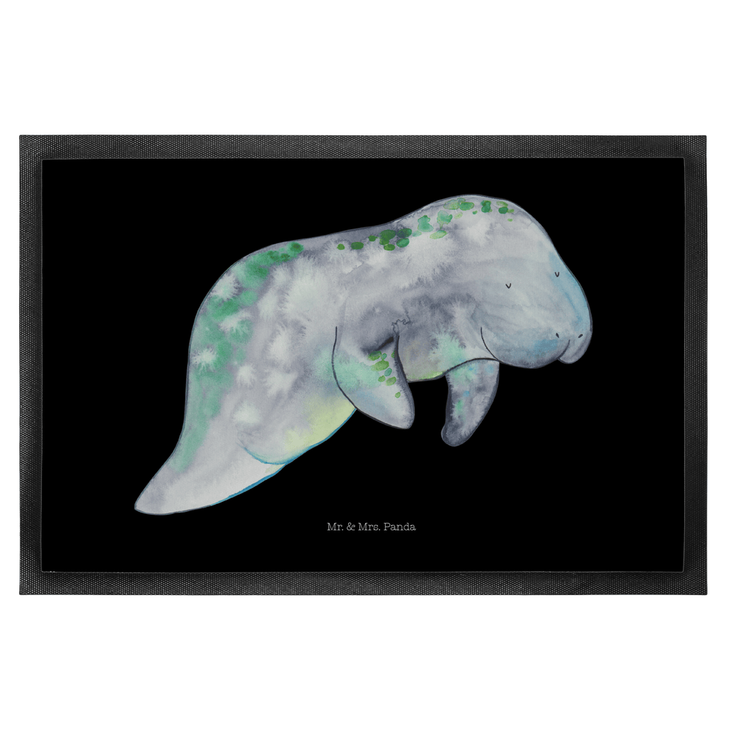 Fußmatte Seekuh chillt Seekuh, Seekühe, Diät, Abnehmen, Zucker, Diätwahn, Essen, Süßigkeiten Türvorleger, Schmutzmatte, Fußabtreter, Matte, Schmutzfänger, Fußabstreifer, Schmutzfangmatte, Türmatte, Motivfußmatte,  Haustürmatte, Vorleger  Meerestiere, Meer, Urlaub