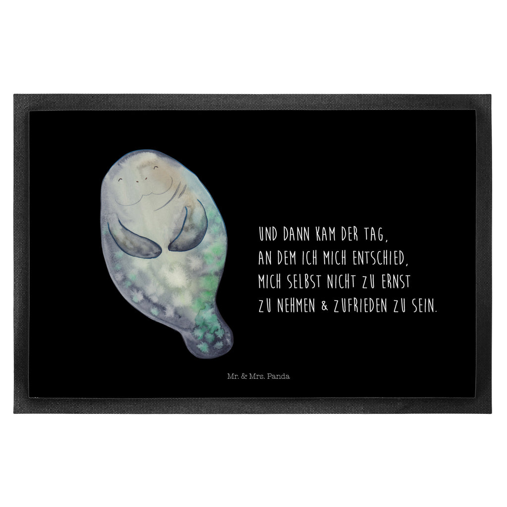 Fußmatte Seekuh happy Seekuh, Seekühe, Selbstliebe, Respekt, Neuanfang, Neustart, Achtsamkeit, Zufrieden, Liebeskummer, Freundin	 Türvorleger, Schmutzmatte, Fußabtreter, Matte, Schmutzfänger, Fußabstreifer, Schmutzfangmatte, Türmatte, Motivfußmatte,  Haustürmatte, Vorleger  Meerestiere, Meer, Urlaub