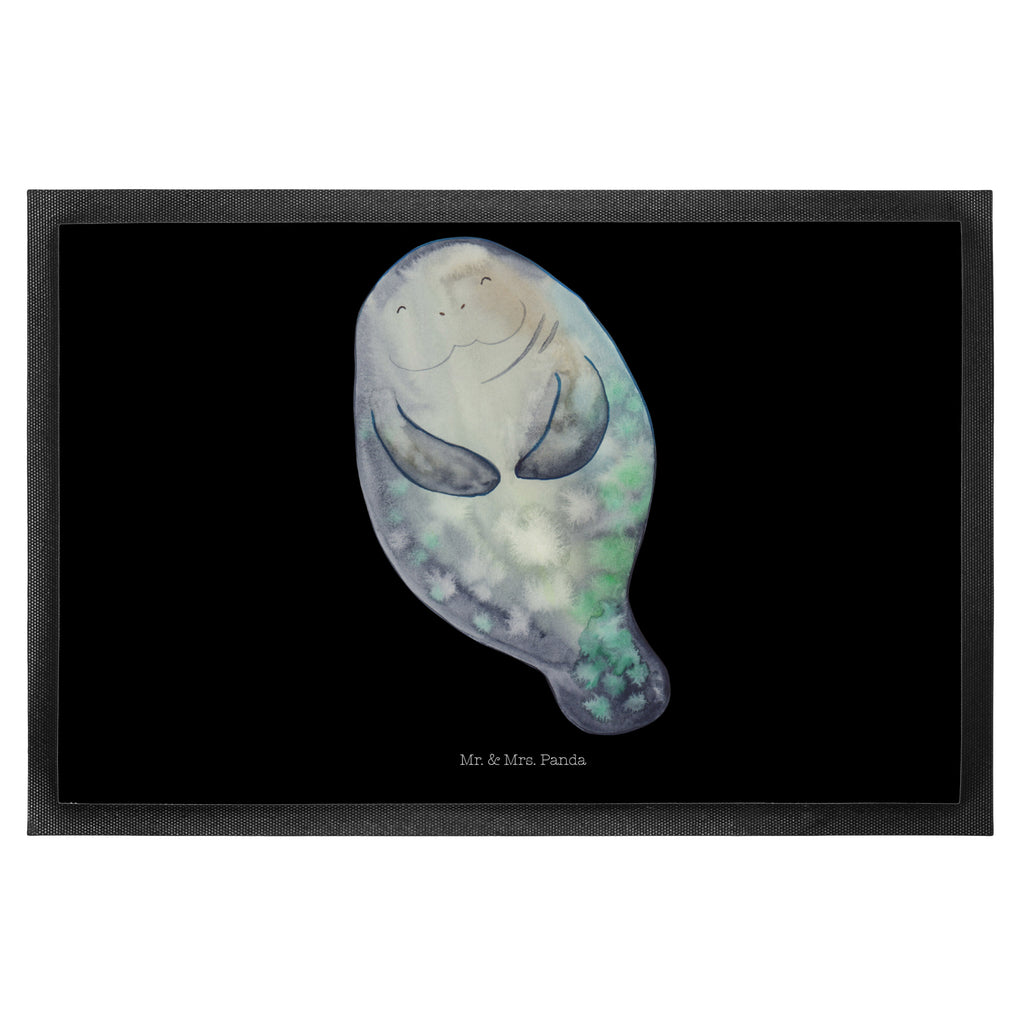 Fußmatte Seekuh happy Seekuh, Seekühe, Selbstliebe, Respekt, Neuanfang, Neustart, Achtsamkeit, Zufrieden, Liebeskummer, Freundin	 Türvorleger, Schmutzmatte, Fußabtreter, Matte, Schmutzfänger, Fußabstreifer, Schmutzfangmatte, Türmatte, Motivfußmatte,  Haustürmatte, Vorleger  Meerestiere, Meer, Urlaub