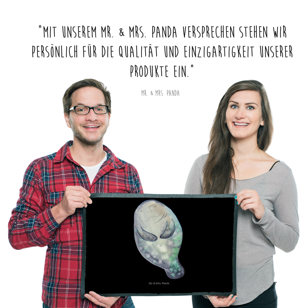 Fußmatte Seekuh happy Seekuh, Seekühe, Selbstliebe, Respekt, Neuanfang, Neustart, Achtsamkeit, Zufrieden, Liebeskummer, Freundin	 Türvorleger, Schmutzmatte, Fußabtreter, Matte, Schmutzfänger, Fußabstreifer, Schmutzfangmatte, Türmatte, Motivfußmatte,  Haustürmatte, Vorleger  Meerestiere, Meer, Urlaub