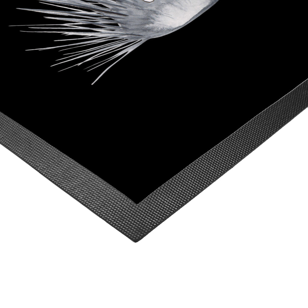 Fußmatte Seeigel Seeigel, Achtsamkeit, Selbstakzeptanz, Selbstliebe, Hier und Jetzt, Leben, Lebe Türvorleger, Schmutzmatte, Fußabtreter, Matte, Schmutzfänger, Fußabstreifer, Schmutzfangmatte, Türmatte, Motivfußmatte,  Haustürmatte, Vorleger  Meerestiere, Meer, Urlaub