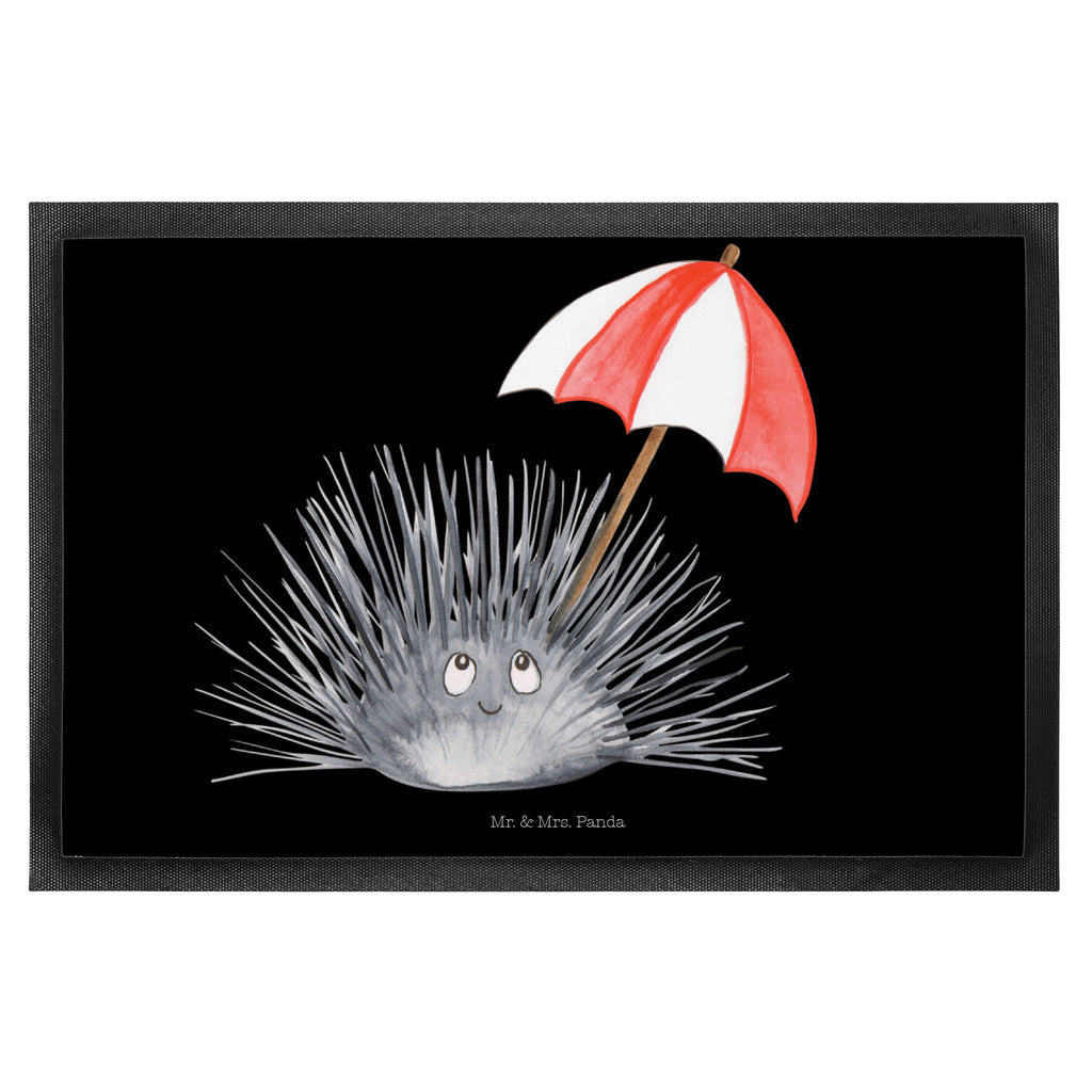 Fußmatte Seeigel Seeigel, Achtsamkeit, Selbstakzeptanz, Selbstliebe, Hier und Jetzt, Leben, Lebe Türvorleger, Schmutzmatte, Fußabtreter, Matte, Schmutzfänger, Fußabstreifer, Schmutzfangmatte, Türmatte, Motivfußmatte,  Haustürmatte, Vorleger  Meerestiere, Meer, Urlaub