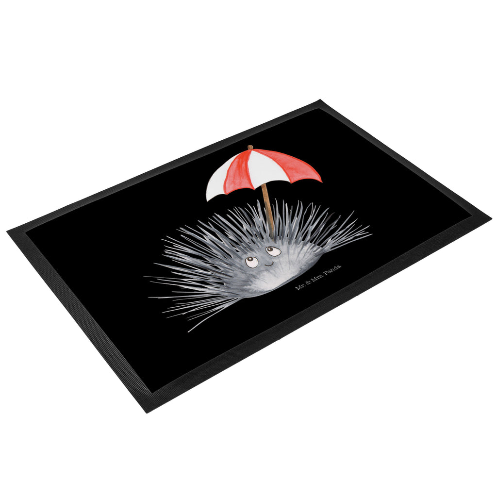 Fußmatte Seeigel Seeigel, Achtsamkeit, Selbstakzeptanz, Selbstliebe, Hier und Jetzt, Leben, Lebe Türvorleger, Schmutzmatte, Fußabtreter, Matte, Schmutzfänger, Fußabstreifer, Schmutzfangmatte, Türmatte, Motivfußmatte,  Haustürmatte, Vorleger  Meerestiere, Meer, Urlaub