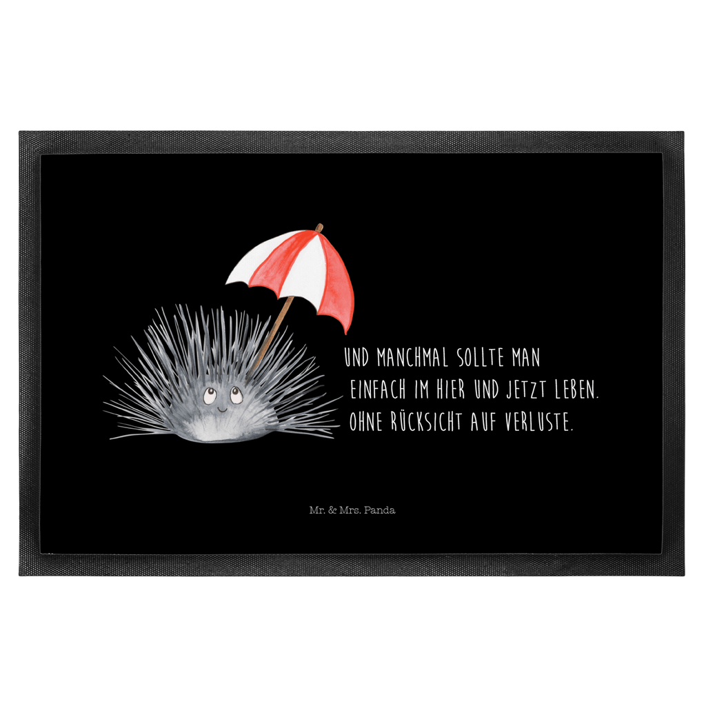 Fußmatte Seeigel Seeigel, Achtsamkeit, Selbstakzeptanz, Selbstliebe, Hier und Jetzt, Leben, Lebe Türvorleger, Schmutzmatte, Fußabtreter, Matte, Schmutzfänger, Fußabstreifer, Schmutzfangmatte, Türmatte, Motivfußmatte,  Haustürmatte, Vorleger  Meerestiere, Meer, Urlaub