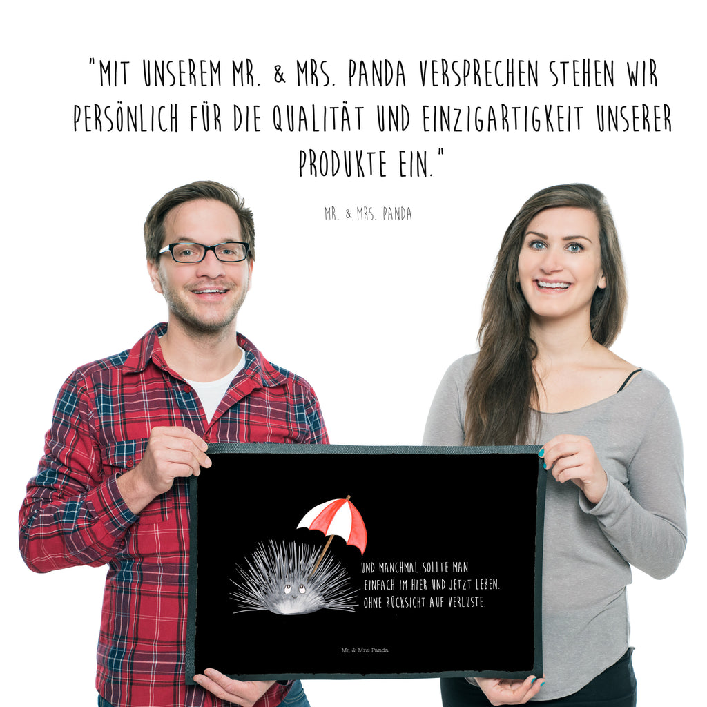 Fußmatte Seeigel Seeigel, Achtsamkeit, Selbstakzeptanz, Selbstliebe, Hier und Jetzt, Leben, Lebe Türvorleger, Schmutzmatte, Fußabtreter, Matte, Schmutzfänger, Fußabstreifer, Schmutzfangmatte, Türmatte, Motivfußmatte,  Haustürmatte, Vorleger  Meerestiere, Meer, Urlaub