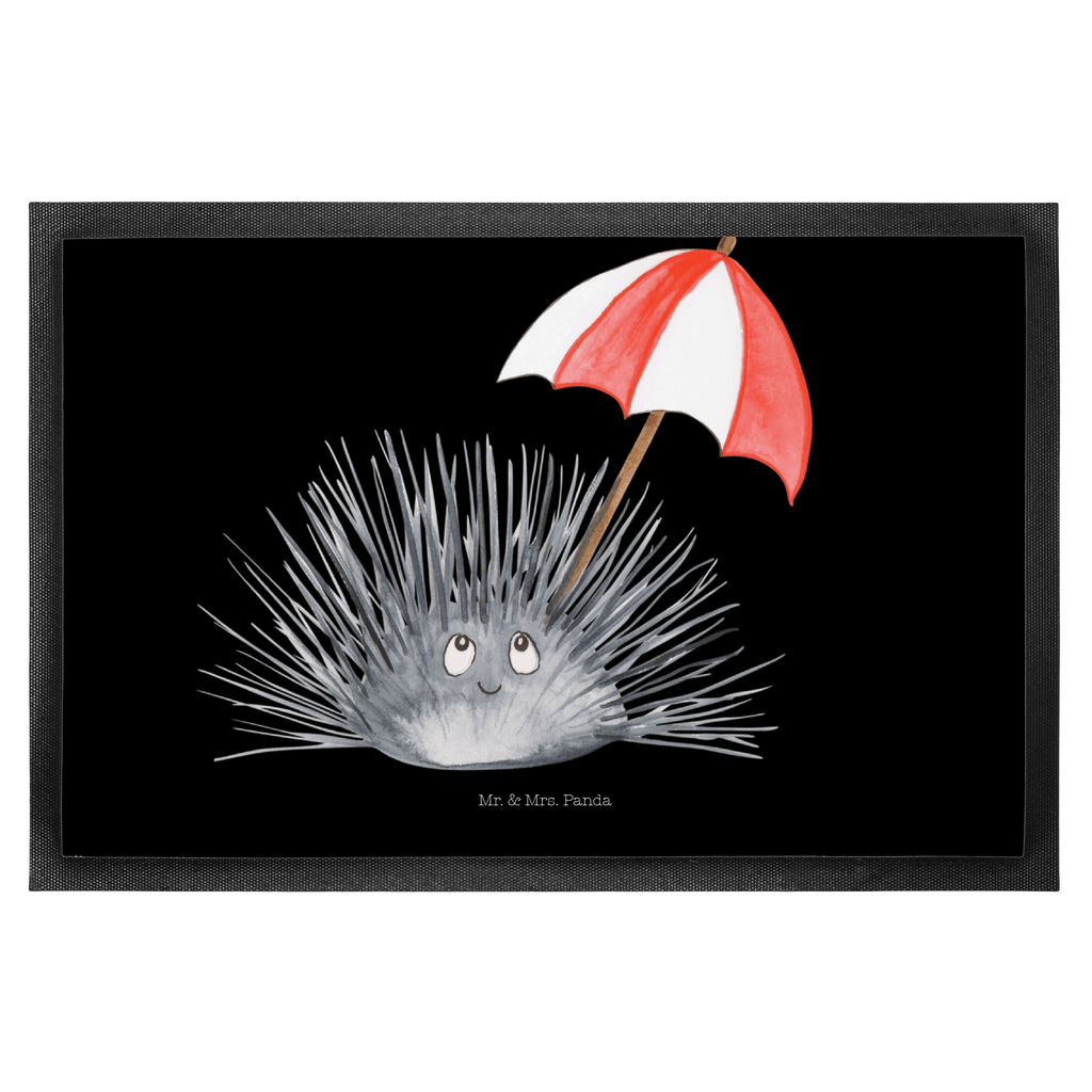 Fußmatte Seeigel Seeigel, Achtsamkeit, Selbstakzeptanz, Selbstliebe, Hier und Jetzt, Leben, Lebe Türvorleger, Schmutzmatte, Fußabtreter, Matte, Schmutzfänger, Fußabstreifer, Schmutzfangmatte, Türmatte, Motivfußmatte,  Haustürmatte, Vorleger  Meerestiere, Meer, Urlaub