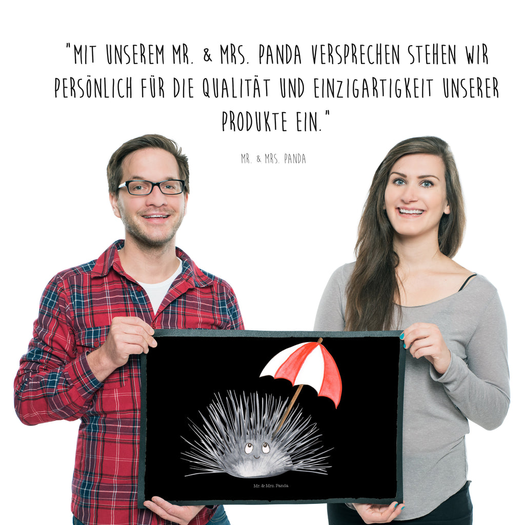 Fußmatte Seeigel Seeigel, Achtsamkeit, Selbstakzeptanz, Selbstliebe, Hier und Jetzt, Leben, Lebe Türvorleger, Schmutzmatte, Fußabtreter, Matte, Schmutzfänger, Fußabstreifer, Schmutzfangmatte, Türmatte, Motivfußmatte,  Haustürmatte, Vorleger  Meerestiere, Meer, Urlaub