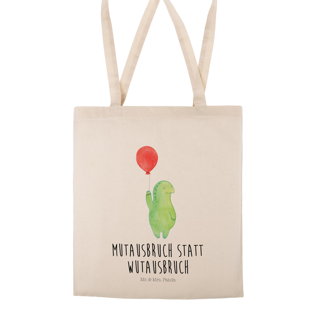 Tragetasche Schildkröte Luftballon Beuteltasche, Beutel, Einkaufstasche, Jutebeutel, Stoffbeutel, Schildkröte, Schildkröten, Mutausbruch, Motivation, Motivationsspruch