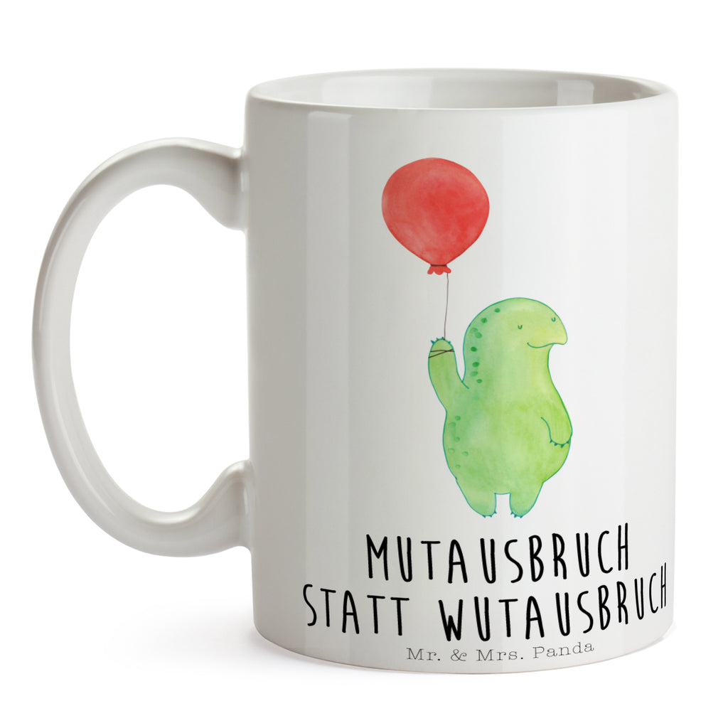 Tasse Schildkröte Luftballon Schildkröte, Schildkröten, Mutausbruch, Motivation, Motivationsspruch Becher, Kaffeetasse, Kaffeebecher, Tee, Frühstück, Büro  Schildkröte