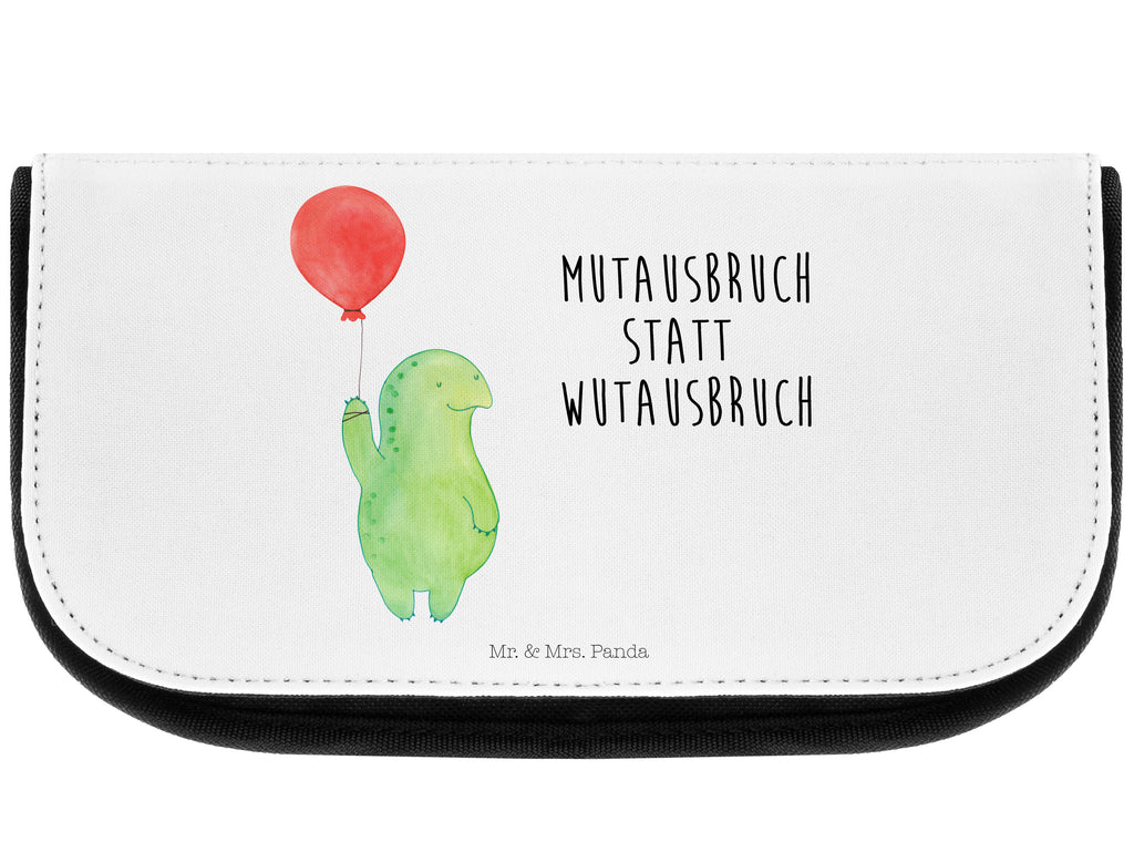 Kosmetiktasche Schildkröte Luftballon Kosmetikbeutel, Kulturtasche, Kulturbeutel, Schminktasche, Make-Up Tasche, Schildkröte, Schildkröten, Mutausbruch, Motivation, Motivationsspruch