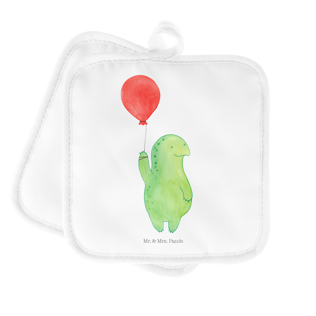 2er Set Topflappen  Schildkröte Luftballon Topflappen, Topfuntersetzer, Ofenhandschuh, Topflappen Set, Topflappen lustig, Topflappen mit Spruch, Schildkröte, Schildkröten, Mutausbruch, Motivation, Motivationsspruch