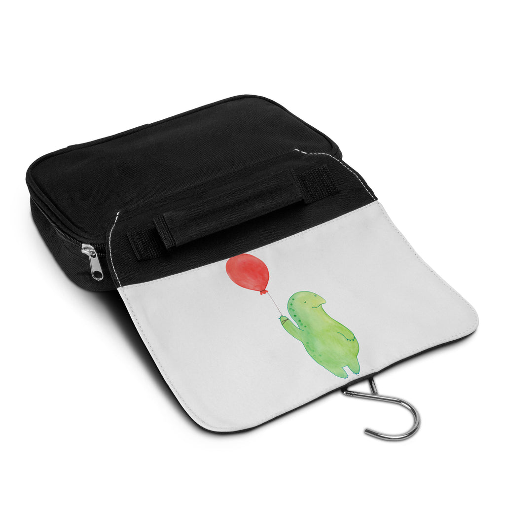 Kulturbeutel Schildkröte Luftballon Kulturbeutel, Zum Aufhängen, Waschtasche, Kosmetiktasche, Damen, Herren, Aufbewahrungstasche, Schminktasche, Kosmetikbeutel, Organizer, Kulturtasche, Schminkutensil, Schildkröte, Schildkröten, Mutausbruch, Motivation, Motivationsspruch