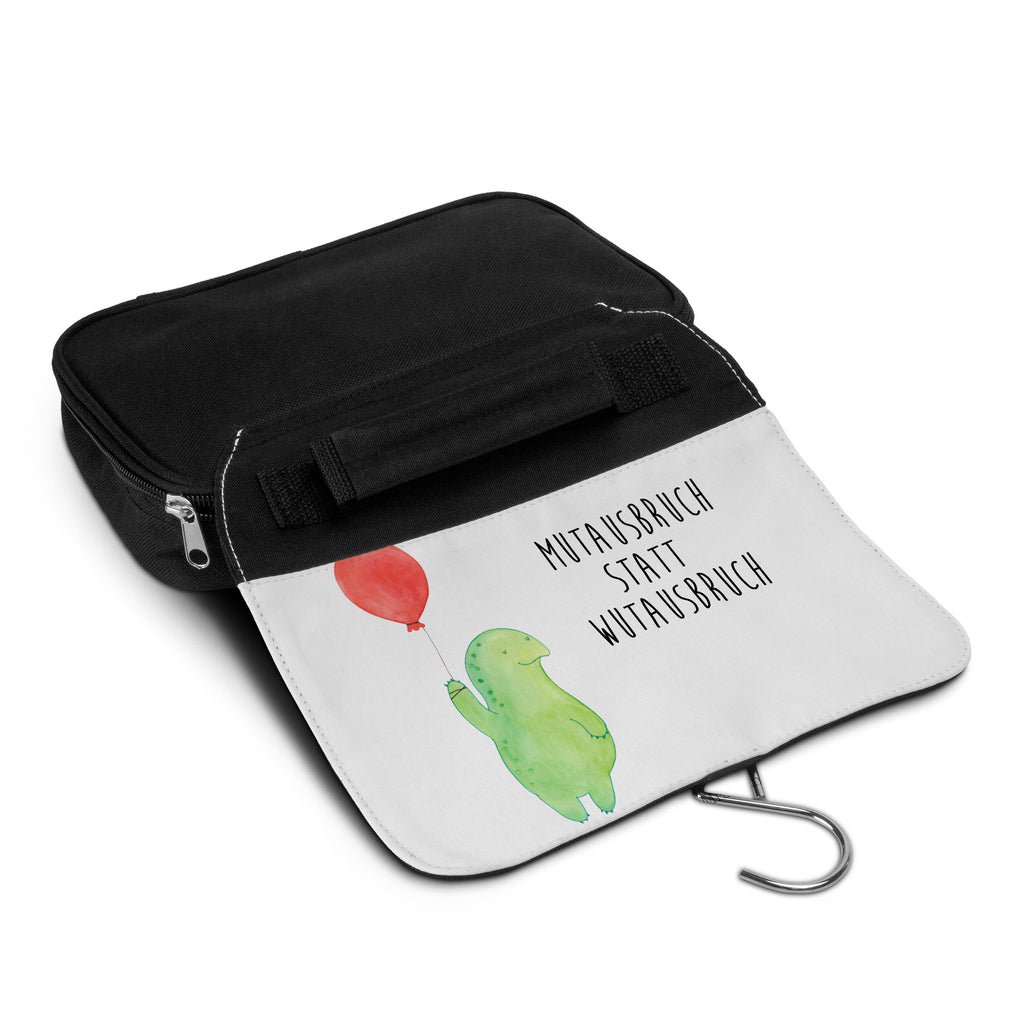 Kulturbeutel Schildkröte Luftballon Kulturbeutel, Zum Aufhängen, Waschtasche, Kosmetiktasche, Damen, Herren, Aufbewahrungstasche, Schminktasche, Kosmetikbeutel, Organizer, Kulturtasche, Schminkutensil, Schildkröte, Schildkröten, Mutausbruch, Motivation, Motivationsspruch