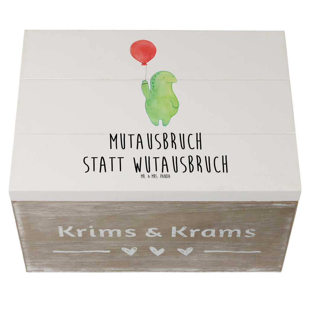 Holzkiste Schildkröte Luftballon Holzkiste, Kiste, Schatzkiste, Truhe, Schatulle, XXL, Erinnerungsbox, Erinnerungskiste, Dekokiste, Aufbewahrungsbox, Schildkröte, Schildkröten, Mutausbruch, Motivation, Motivationsspruch