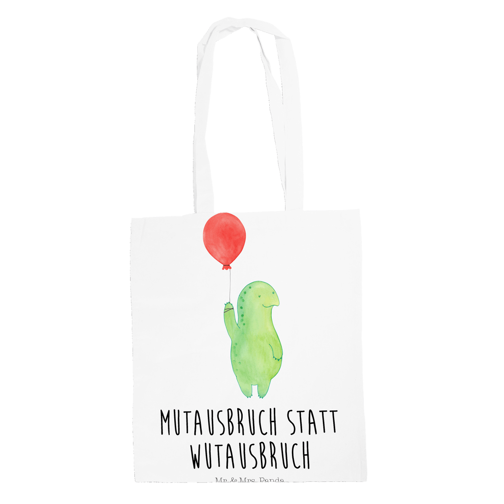 Tragetasche Schildkröte Luftballon Beuteltasche, Beutel, Einkaufstasche, Jutebeutel, Stoffbeutel, Schildkröte, Schildkröten, Mutausbruch, Motivation, Motivationsspruch