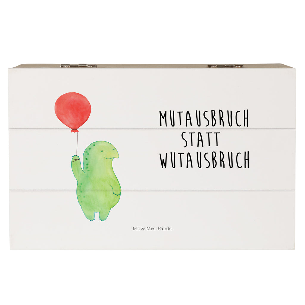 Holzkiste Schildkröte Luftballon Holzkiste, Kiste, Schatzkiste, Truhe, Schatulle, XXL, Erinnerungsbox, Erinnerungskiste, Dekokiste, Aufbewahrungsbox, Schildkröte, Schildkröten, Mutausbruch, Motivation, Motivationsspruch