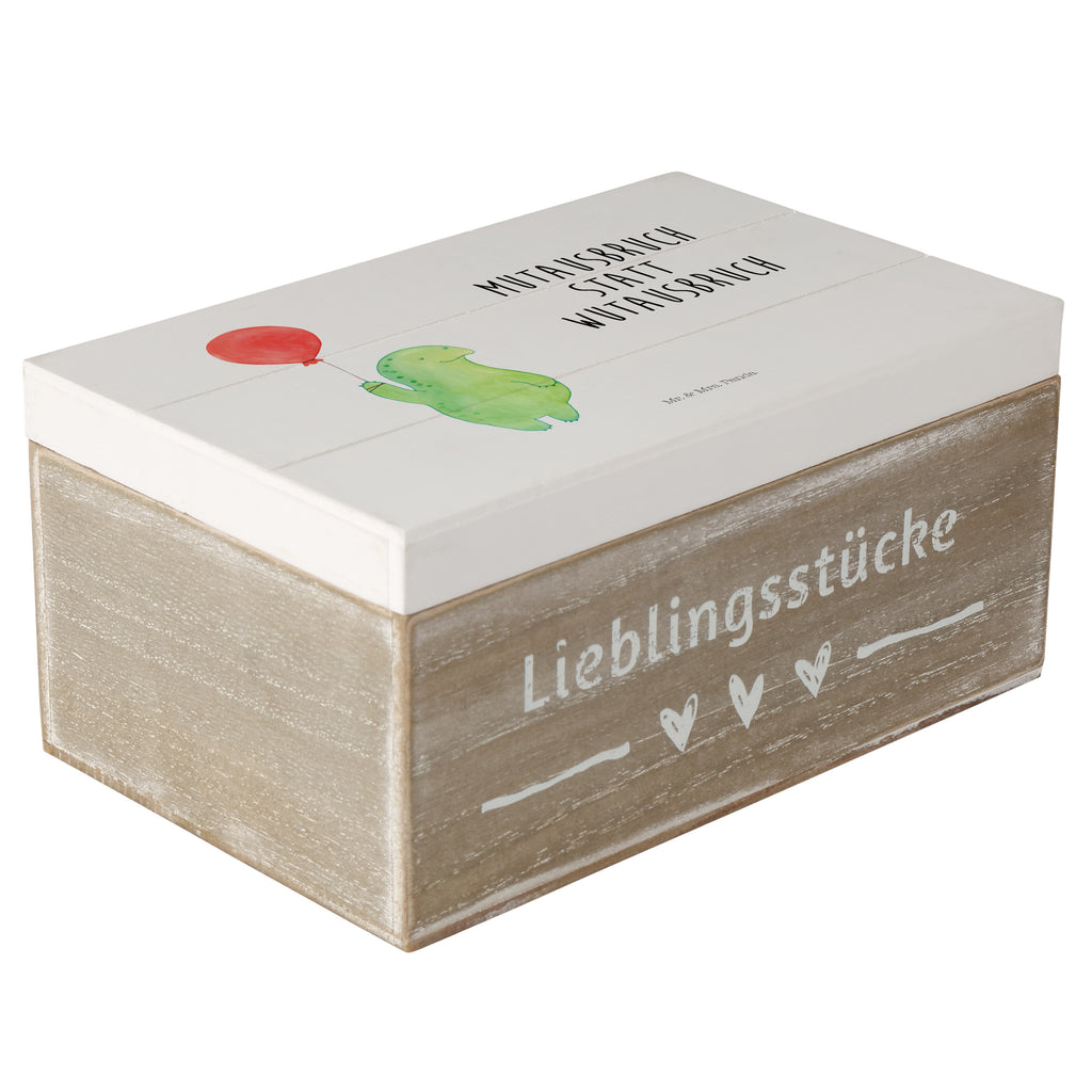 Holzkiste Schildkröte Luftballon Holzkiste, Kiste, Schatzkiste, Truhe, Schatulle, XXL, Erinnerungsbox, Erinnerungskiste, Dekokiste, Aufbewahrungsbox, Schildkröte, Schildkröten, Mutausbruch, Motivation, Motivationsspruch
