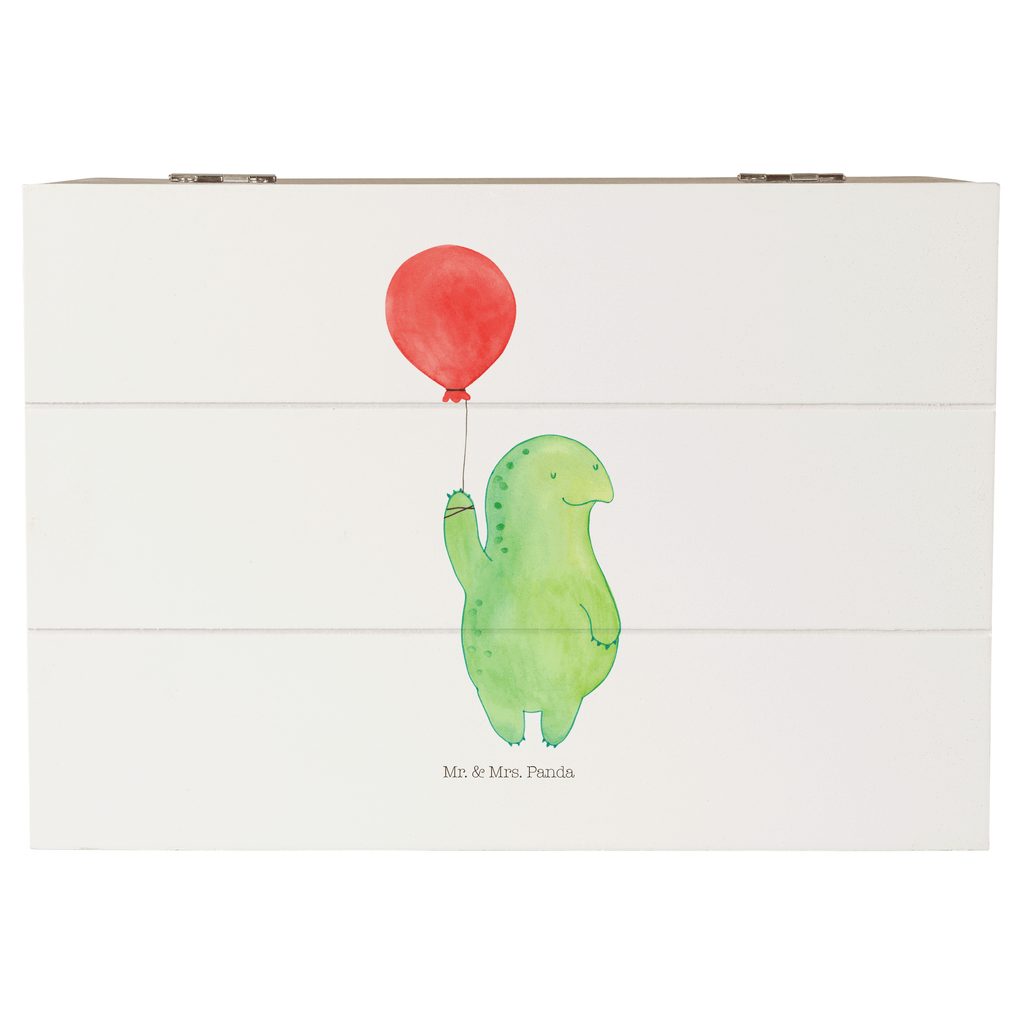 Holzkiste Schildkröte Luftballon Holzkiste, Kiste, Schatzkiste, Truhe, Schatulle, XXL, Erinnerungsbox, Erinnerungskiste, Dekokiste, Aufbewahrungsbox, Schildkröte, Schildkröten, Mutausbruch, Motivation, Motivationsspruch