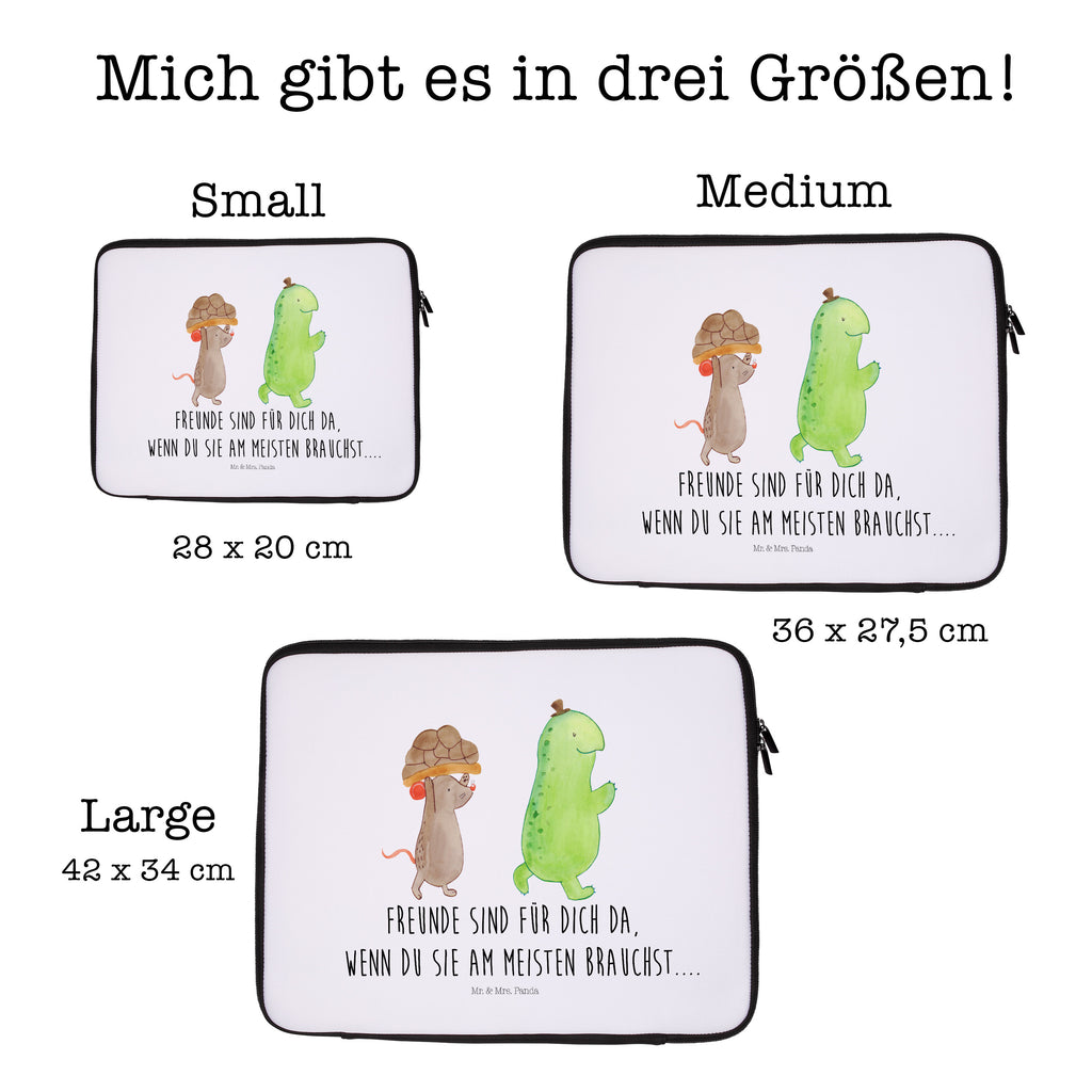 20 x 28 Notebook Tasche  Schildkröte & Maus Notebook Tasche, Laptop, Computertasche, Tasche, Schildkröte, Maus, Freunde, Freundinnen, beste Freunde, beste Freundinnen