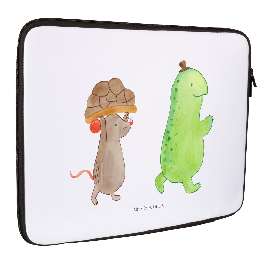20 x 28 Notebook Tasche  Schildkröte & Maus Notebook Tasche, Laptop, Computertasche, Tasche, Schildkröte, Maus, Freunde, Freundinnen, beste Freunde, beste Freundinnen