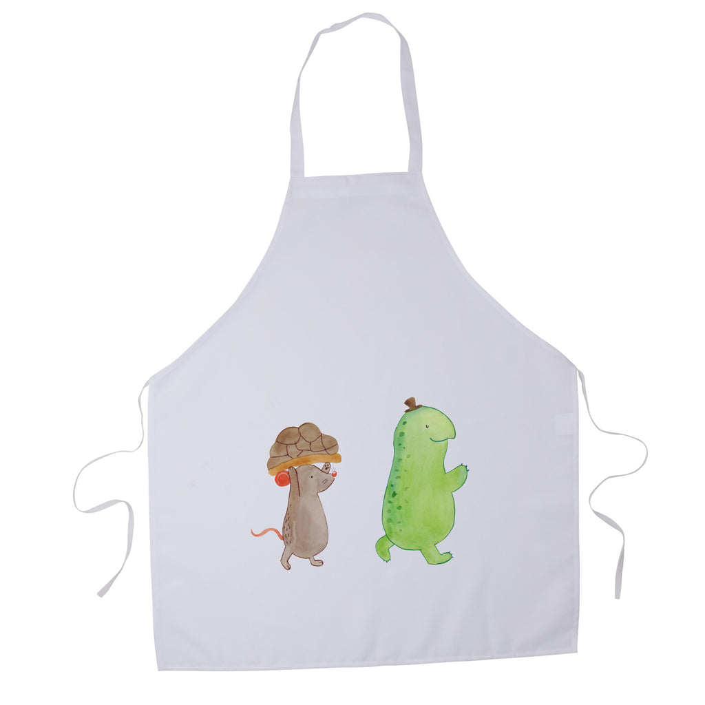 Kochschürze Schildkröte & Maus Schürze, Backschürze, Küchenschürze, Grillschürze, Latzschürze, Schildkröte, Maus, Freunde, Freundinnen, beste Freunde, beste Freundinnen
