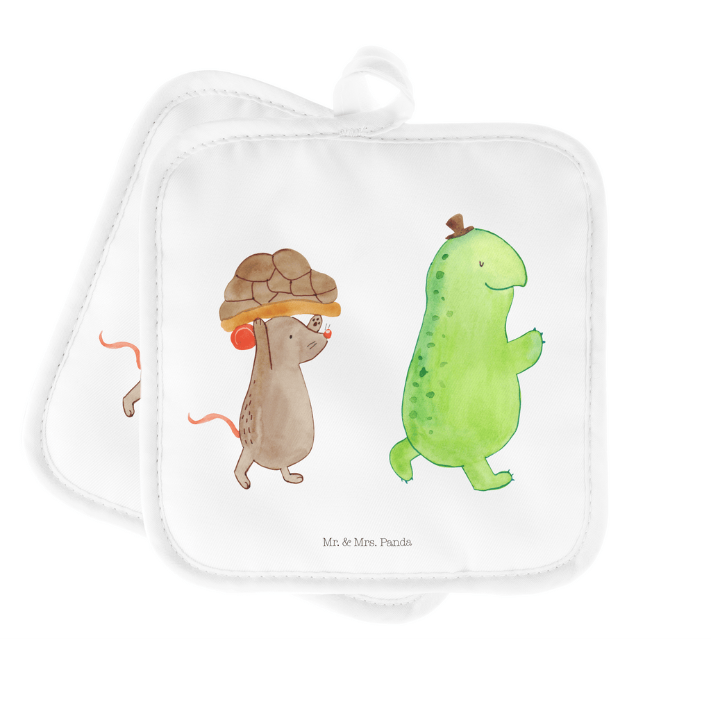 2er Set Topflappen  Schildkröte & Maus Topflappen, Topfuntersetzer, Ofenhandschuh, Topflappen Set, Topflappen lustig, Topflappen mit Spruch, Schildkröte, Maus, Freunde, Freundinnen, beste Freunde, beste Freundinnen