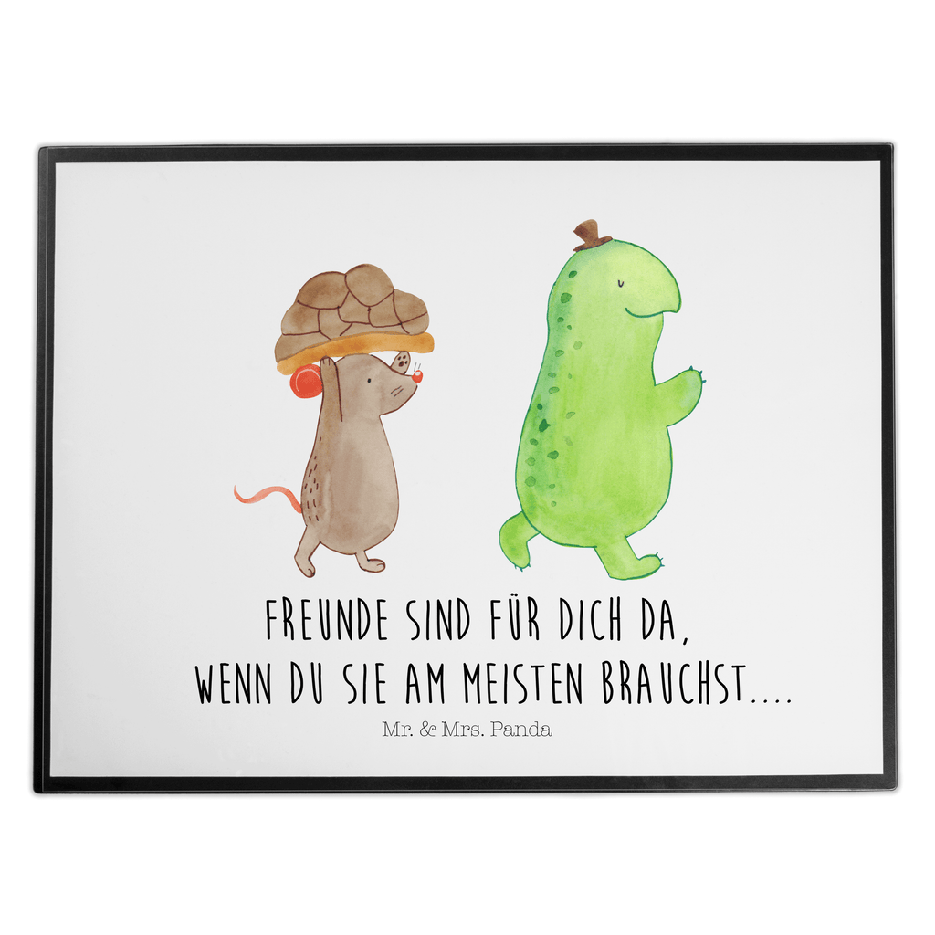 Schreibtischunterlage Schildkröte & Maus Schreibunterlage, Schreibtischauflage, Bürobedarf, Büroartikel, Schreibwaren, Schreibtisch Unterlagen, Schreibtischunterlage Groß, Schildkröte, Maus, Freunde, Freundinnen, beste Freunde, beste Freundinnen
