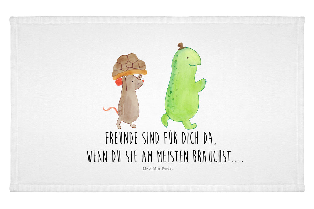 Gäste Handtuch Schildkröte & Maus Gästetuch, Reisehandtuch, Sport Handtuch, Frottier, Kinder Handtuch, Schildkröte, Maus, Freunde, Freundinnen, beste Freunde, beste Freundinnen