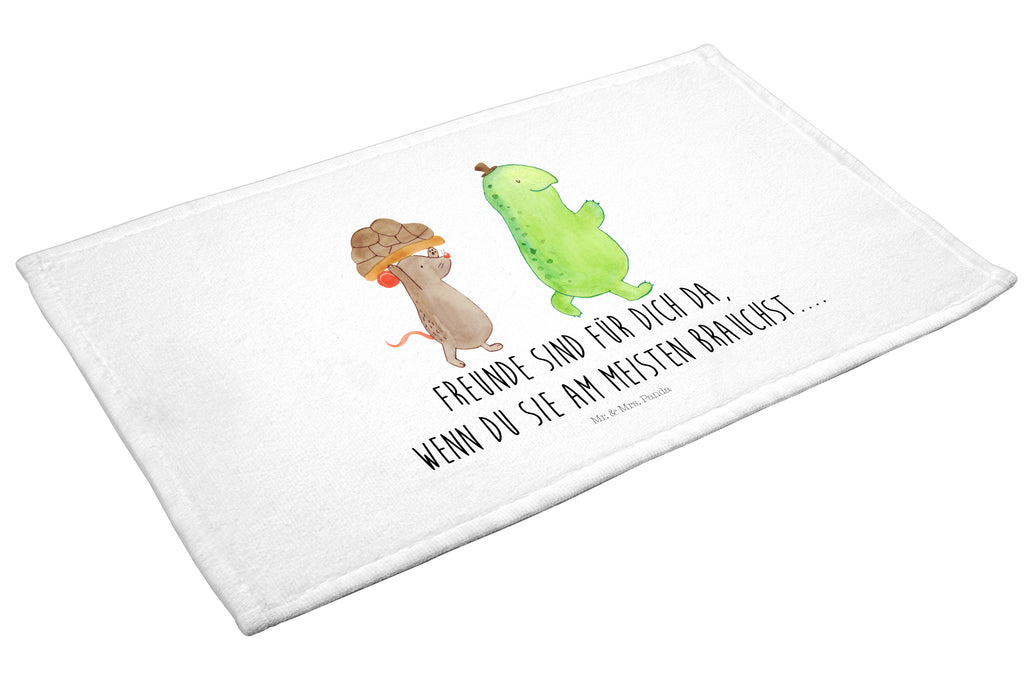 Gäste Handtuch Schildkröte & Maus Gästetuch, Reisehandtuch, Sport Handtuch, Frottier, Kinder Handtuch, Schildkröte, Maus, Freunde, Freundinnen, beste Freunde, beste Freundinnen